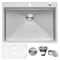 Ruvati 30"x22" Drop-in Tight Radius Topmount 16 Ga SS Kitchen Sink Sngl Bowl RVH8009 - alternate 1